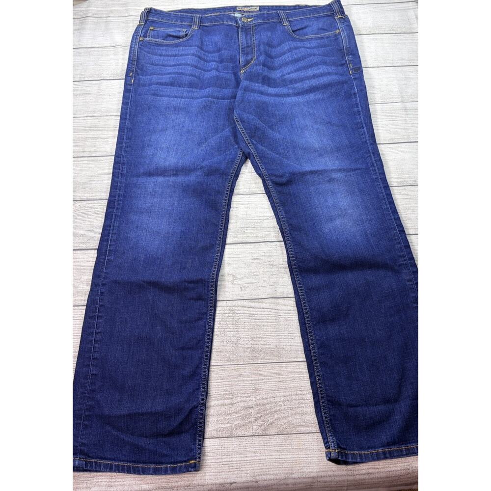 5.11 Tactical Men’s Defender Blue Jeans Straight Fit Denim Stretch Size 42x32
